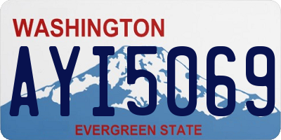 WA license plate AYI5069