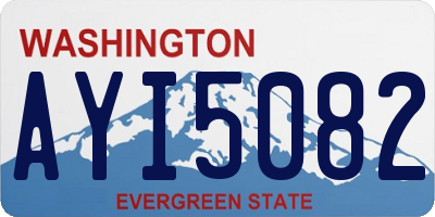 WA license plate AYI5082
