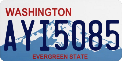 WA license plate AYI5085