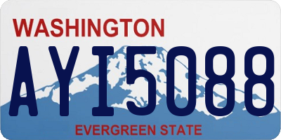 WA license plate AYI5088