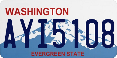 WA license plate AYI5108