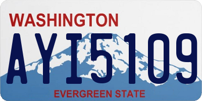 WA license plate AYI5109