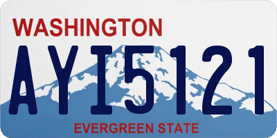 WA license plate AYI5121