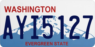 WA license plate AYI5127