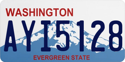 WA license plate AYI5128