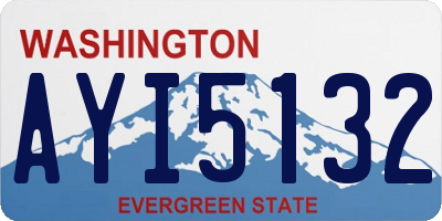 WA license plate AYI5132
