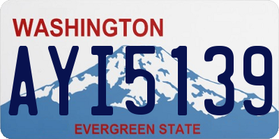 WA license plate AYI5139