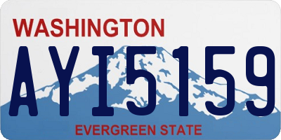 WA license plate AYI5159