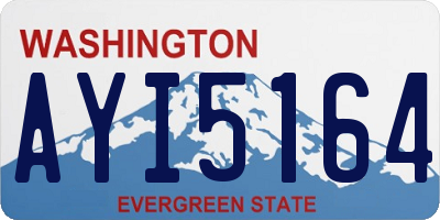 WA license plate AYI5164