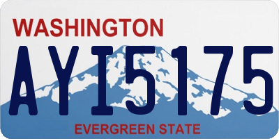 WA license plate AYI5175