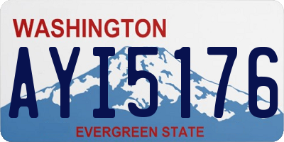 WA license plate AYI5176