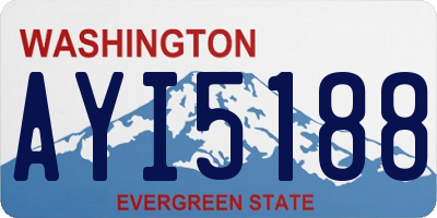 WA license plate AYI5188