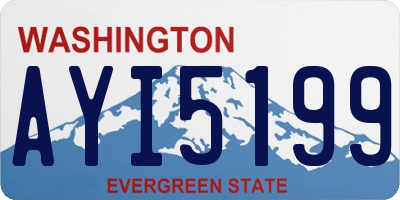 WA license plate AYI5199