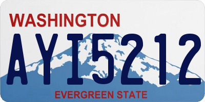WA license plate AYI5212
