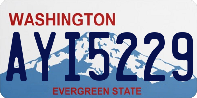 WA license plate AYI5229