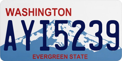 WA license plate AYI5239