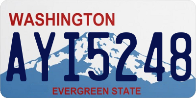 WA license plate AYI5248