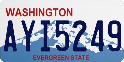 WA license plate AYI5249