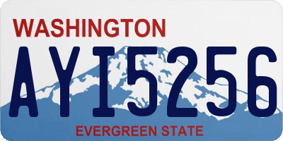 WA license plate AYI5256