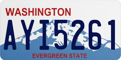 WA license plate AYI5261
