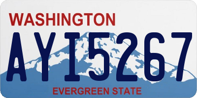 WA license plate AYI5267