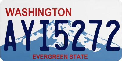 WA license plate AYI5272