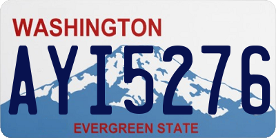 WA license plate AYI5276