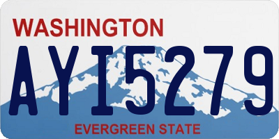 WA license plate AYI5279