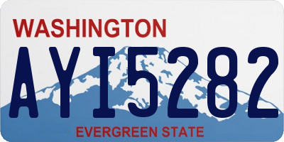 WA license plate AYI5282