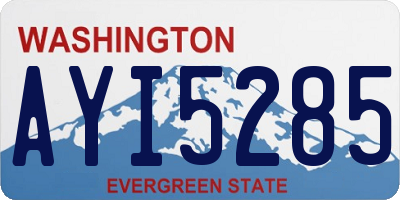 WA license plate AYI5285
