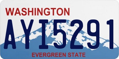 WA license plate AYI5291