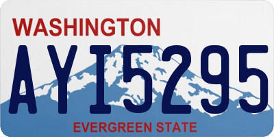 WA license plate AYI5295