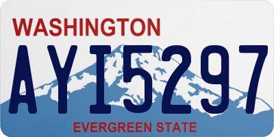 WA license plate AYI5297