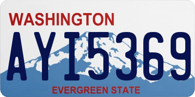 WA license plate AYI5369