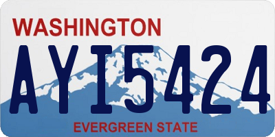 WA license plate AYI5424