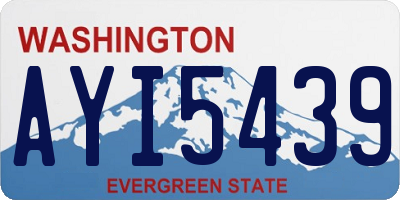 WA license plate AYI5439