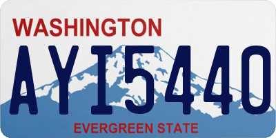 WA license plate AYI5440