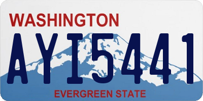 WA license plate AYI5441