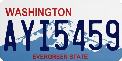 WA license plate AYI5459