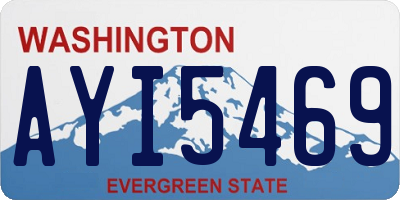 WA license plate AYI5469
