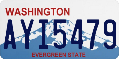 WA license plate AYI5479