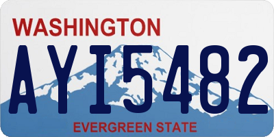WA license plate AYI5482