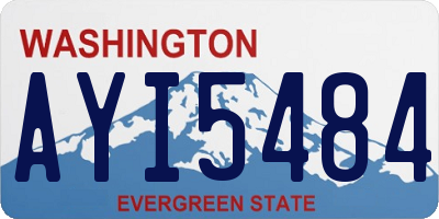 WA license plate AYI5484