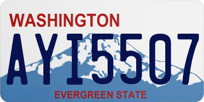 WA license plate AYI5507