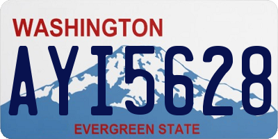 WA license plate AYI5628