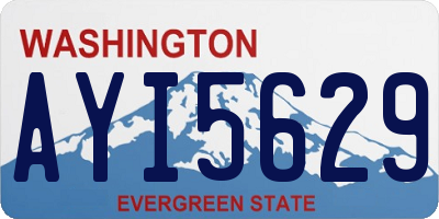 WA license plate AYI5629