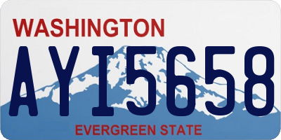 WA license plate AYI5658