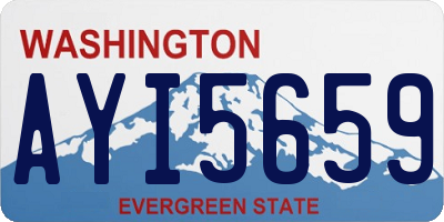 WA license plate AYI5659