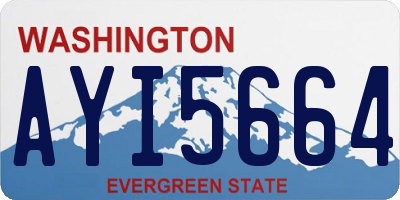 WA license plate AYI5664