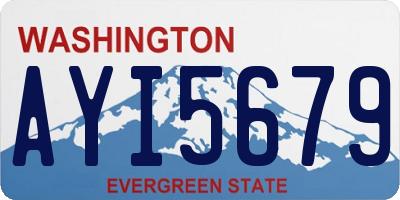 WA license plate AYI5679